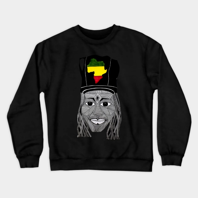 Mr Reggae Ambassador - Hand drawn Crewneck Sweatshirt by JadeHylton